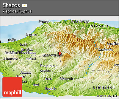 Physical Panoramic Map of Statos