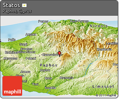 Physical Panoramic Map of Statos