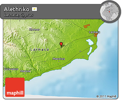 Physical 3D Map of Alethriko