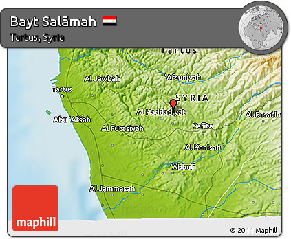 Physical 3D Map of Bayt Salāmah