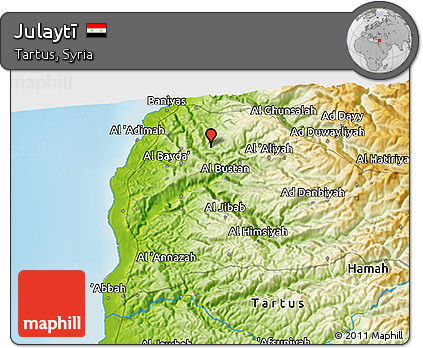 Physical 3D Map of Julaytī