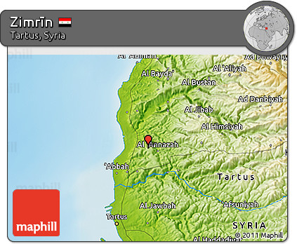 Physical 3D Map of Zimrīn