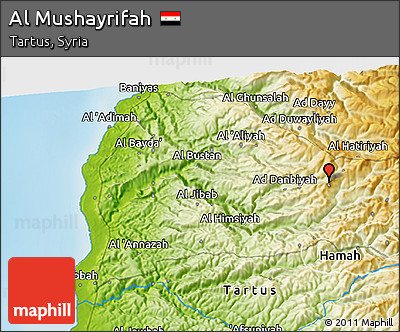 Physical 3D Map of Al Mushayrifah