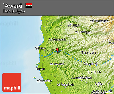 Physical 3D Map of `Awarū