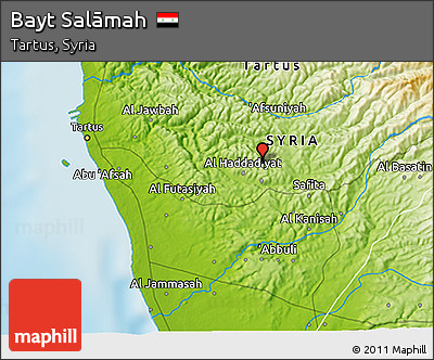 Physical 3D Map of Bayt Salāmah