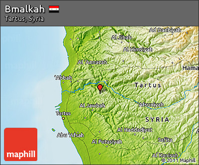 Physical 3D Map of Bmalkah