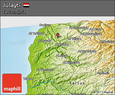 Physical 3D Map of Julaytī