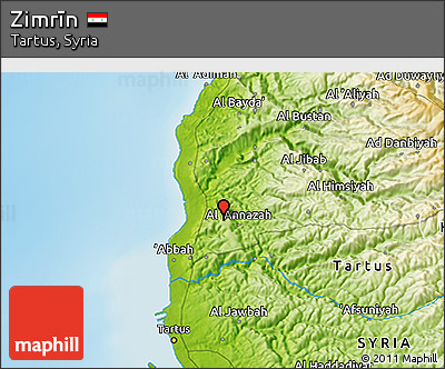 Physical 3D Map of Zimrīn
