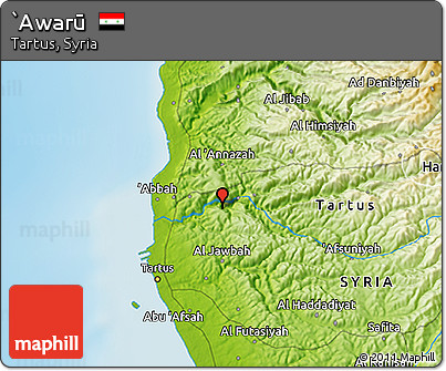 Physical 3D Map of `Awarū