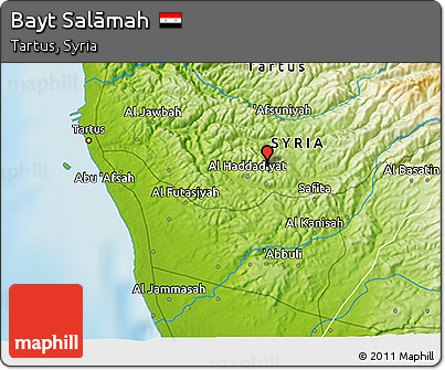 Physical 3D Map of Bayt Salāmah