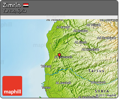 Physical 3D Map of Zimrīn
