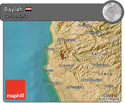 Satellite 3D Map of Baylah