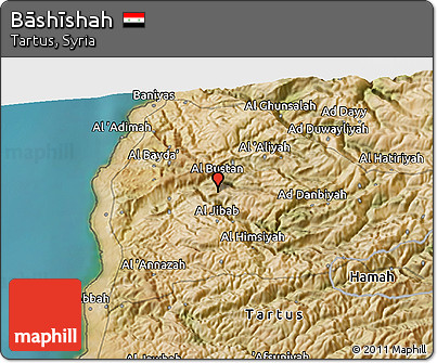 Satellite 3D Map of Bāshīshah