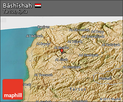 Satellite 3D Map of Bāshīshah