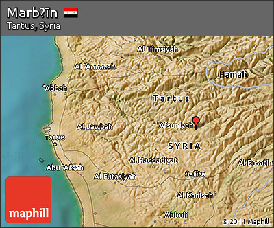 Satellite 3D Map of Marbḩīn