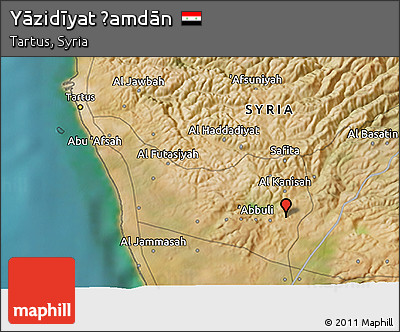 Satellite 3D Map of Yāzidīyat Ḩamdān