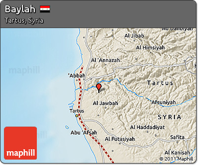 Shaded Relief 3D Map of Baylah