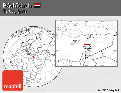 Blank Location Map of Bāshīshah