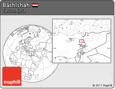 Blank Location Map of Bāshīshah
