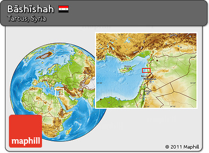 Physical Location Map of Bāshīshah