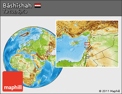 Physical Location Map of Bāshīshah