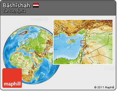 Physical Location Map of Bāshīshah