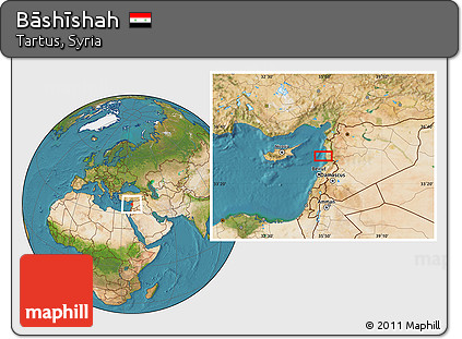 Satellite Location Map of Bāshīshah