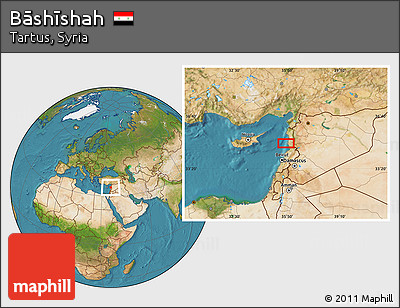 Satellite Location Map of Bāshīshah