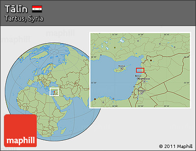 Savanna Style Location Map of Tālīn