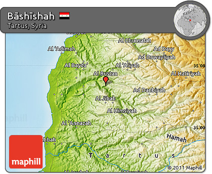 Physical Map of Bāshīshah