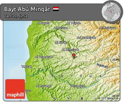Physical Map of Bayt Abū Minqār