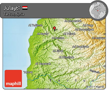 Physical Map of Julaytī