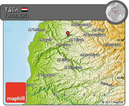 Physical Map of Tālīn