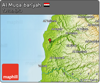 Physical Map of Al Muqa`barīyah