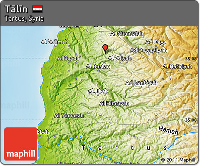 Physical Map of Tālīn