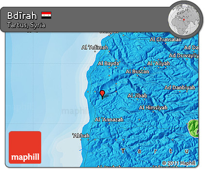 Political Map of Bdīrah