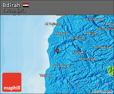Political Map of Bdīrah