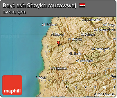Satellite Map of Bayt Ash Shaykh Mutawwaj