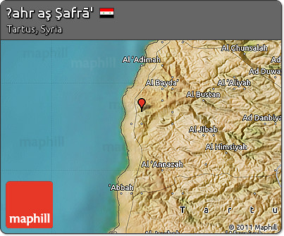 Satellite Map of Ḑahr Aş Şafrā'
