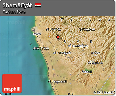 Satellite Map of Shamālīyāt