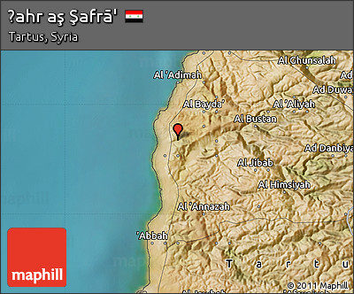 Satellite Map of Ḑahr Aş Şafrā'