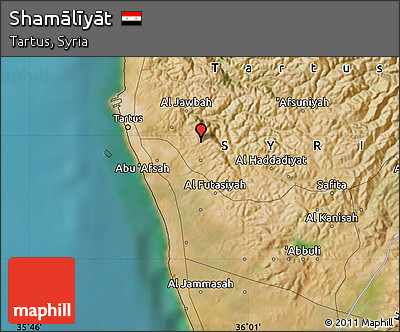 Satellite Map of Shamālīyāt