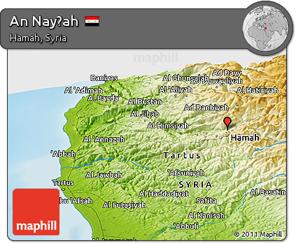 Physical Panoramic Map of An Nayḩah