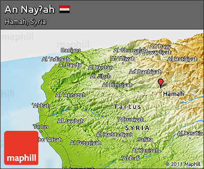 Physical Panoramic Map of An Nayḩah