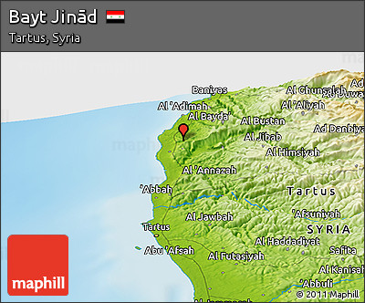 Physical Panoramic Map of Bayt Jinād