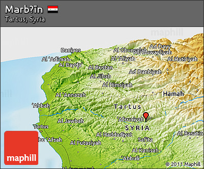Physical Panoramic Map of Marbḩīn