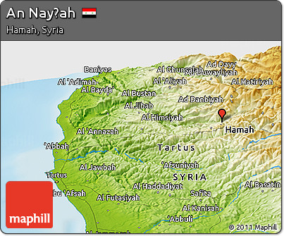 Physical Panoramic Map of An Nayḩah