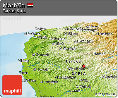 Physical Panoramic Map of Marbḩīn