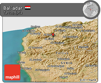 Satellite Panoramic Map of Bal`adar