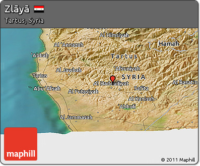 Satellite Panoramic Map of Zlāyā